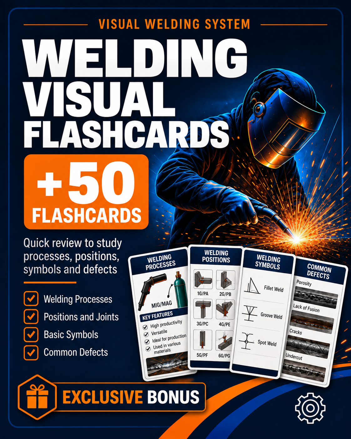 +50 Visual Welding Flashcards